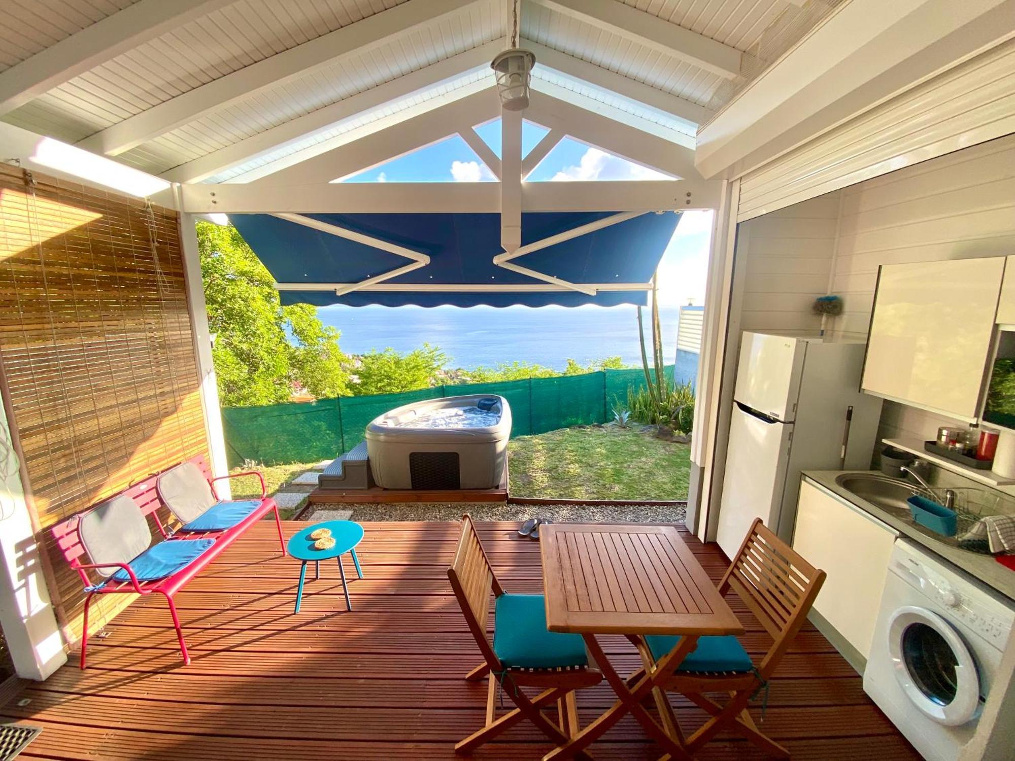 Bungalow Palbéa supérieur avec SPA et vue mer Schoelcher Exterior foto